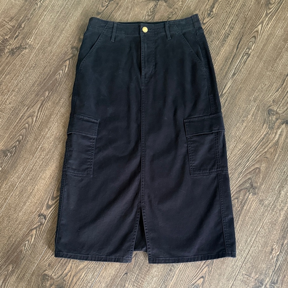 a.n.a black denim skirt 4